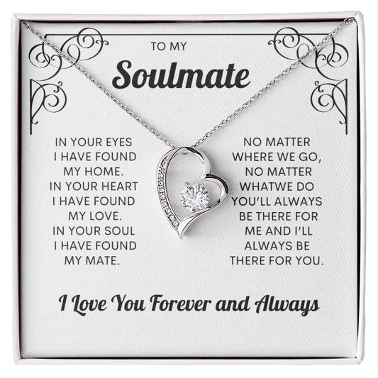 To My Soulmate | Forever Love Necklace